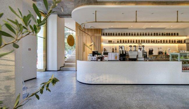 小清新文艺奶茶店装修设计-案例效果图